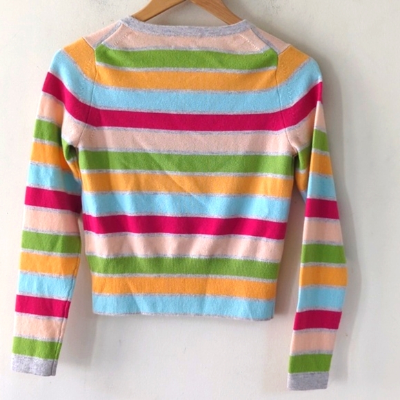 Pure Collection Cashmere Striped Sweater 2 - Picture 2 of 12